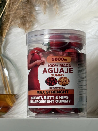 AGUAJE 100% MACA GUMMY , MAX STRENGTH